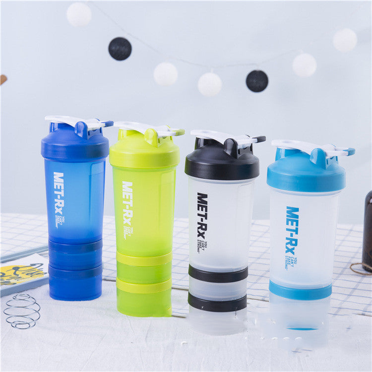 Three-Layer Portable Shaker Cup — 500ml