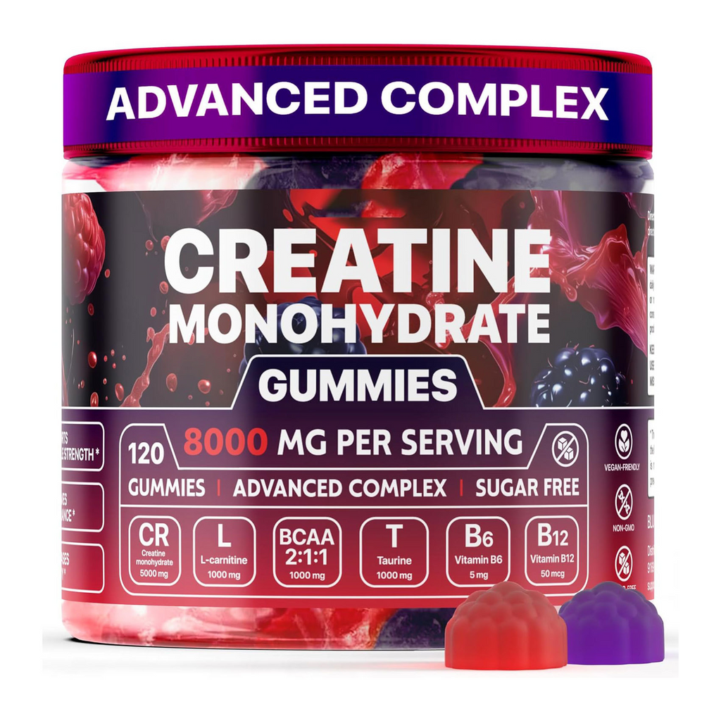 Preworkout Creatine Monohydrate Flavored Gummies